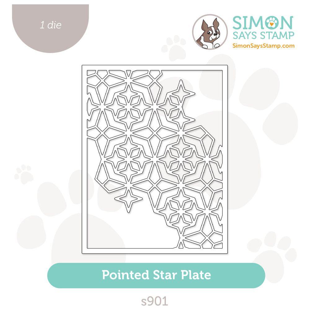 Simon Says Stamp Pointed Star Plate Wafer Dies s901 Diecember