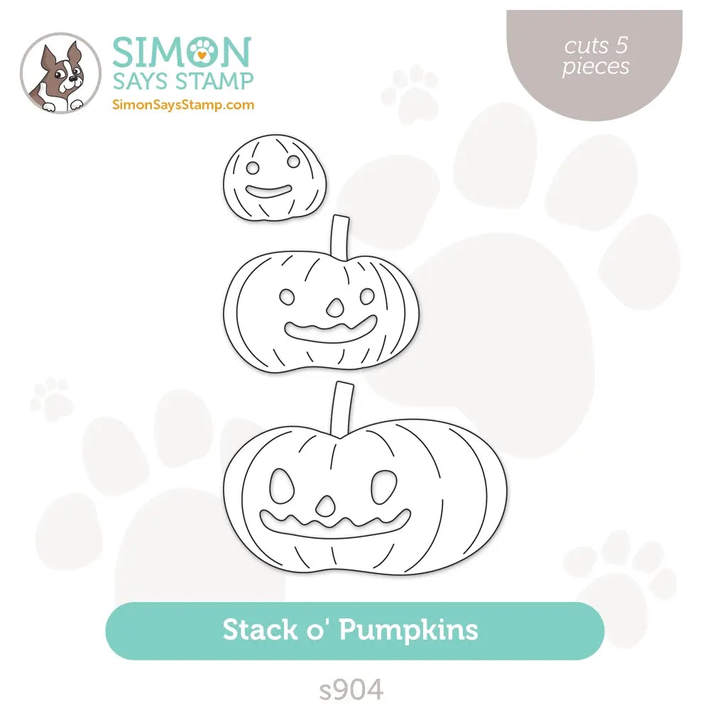 Simon Says Stamp Stack O Pumpkins Wafer Dies s904 Stamptember