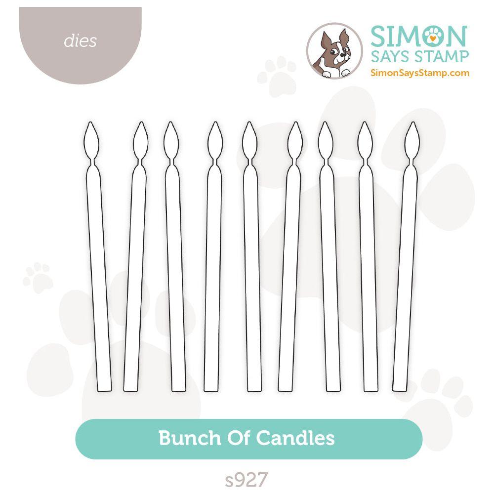 Simon Says Stamp Bunch Of Candles Wafer Dies s927