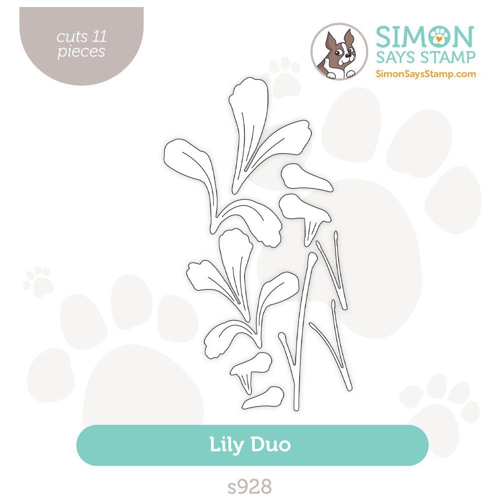 Simon Says Stamp Lily Duo Wafer Dies s928 Sunny Vibes