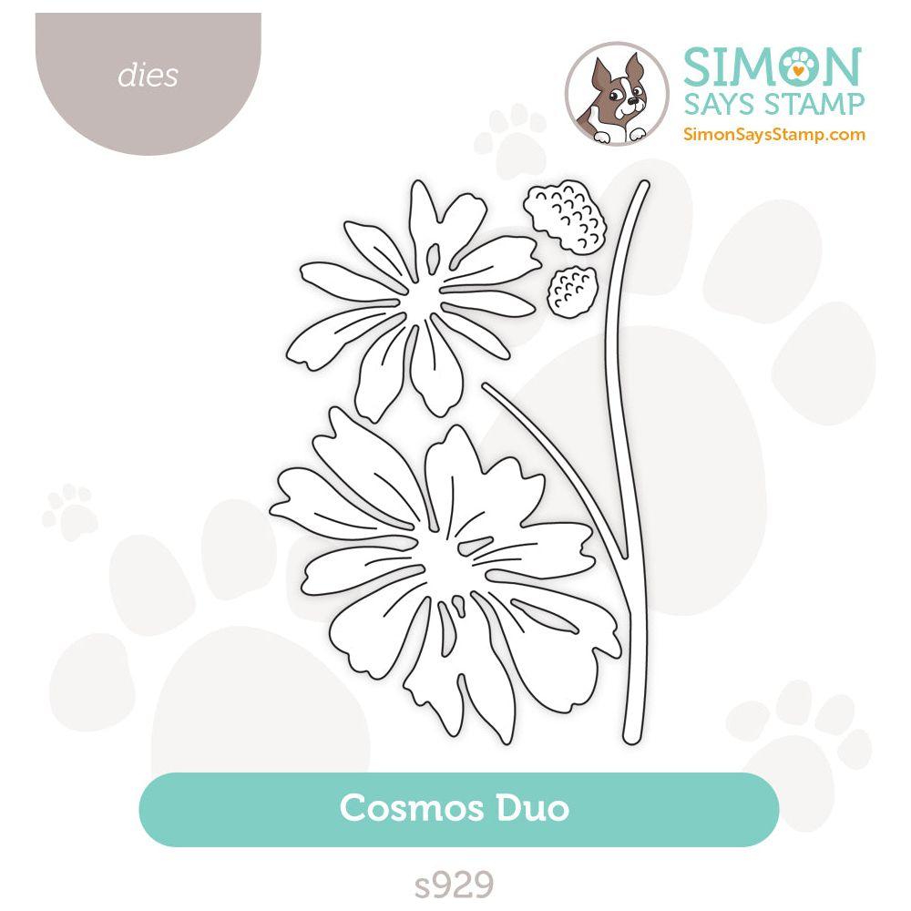 Simon Says Stamp Cosmos Duo Wafer Dies s929 Cheering for You