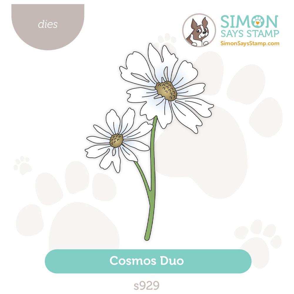 Simon Says Stamp Cosmos Duo Wafer Dies s929 Cheering for You