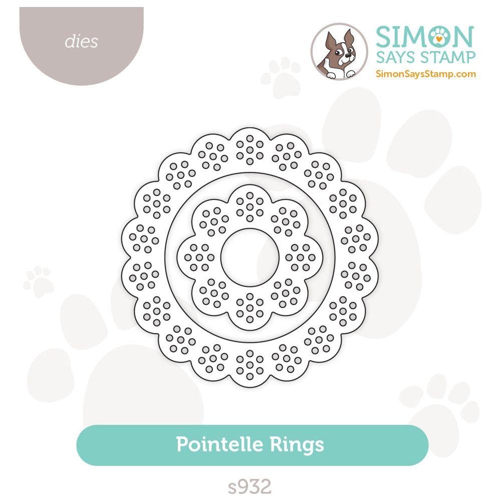 Simon Says Stamp Pointelle Rings Wafer Dies s932 Cheering for You