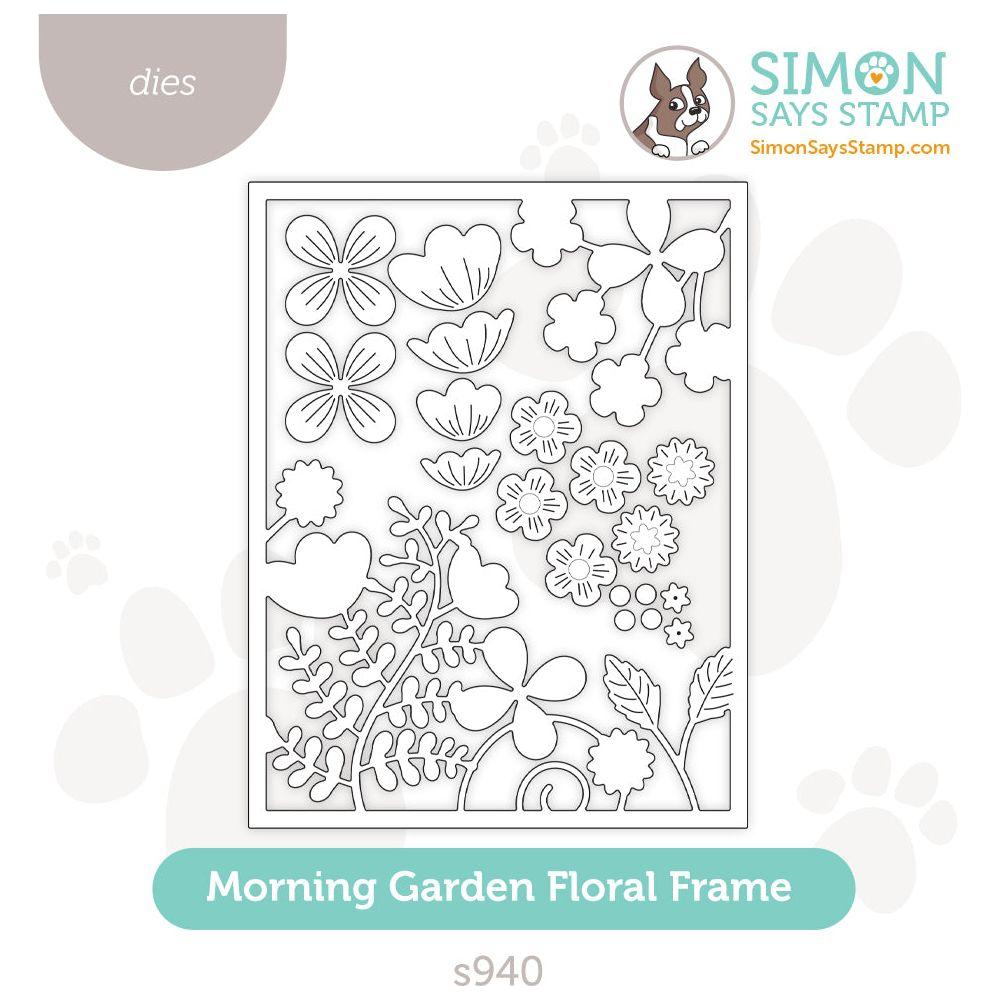 Simon Says Stamp Morning Garden Floral Frame Wafer Dies s940 Cheering for You