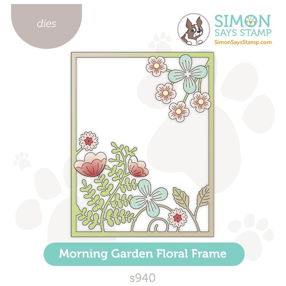 Simon Says Stamp Morning Garden Floral Frame Wafer Dies s940 Cheering for You