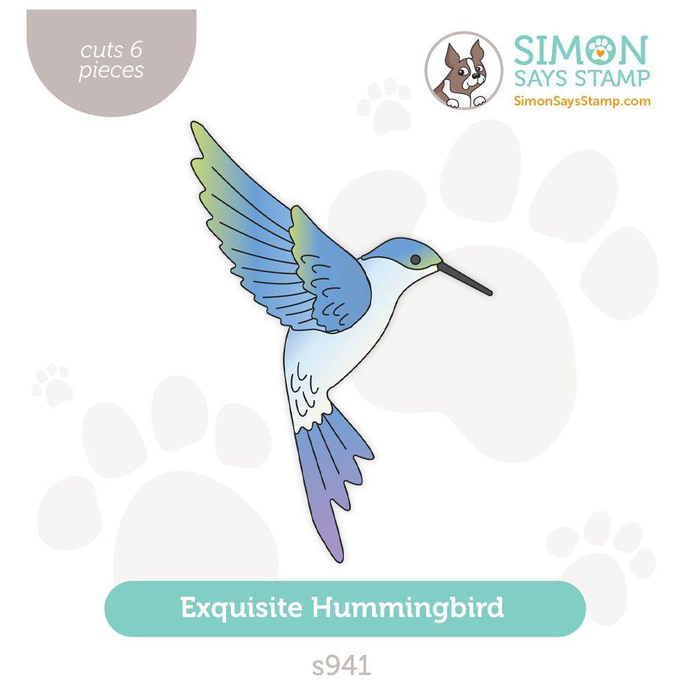 Simon Says Stamp Exquisite Hummingbird Wafer Dies s941 Sunny Vibes