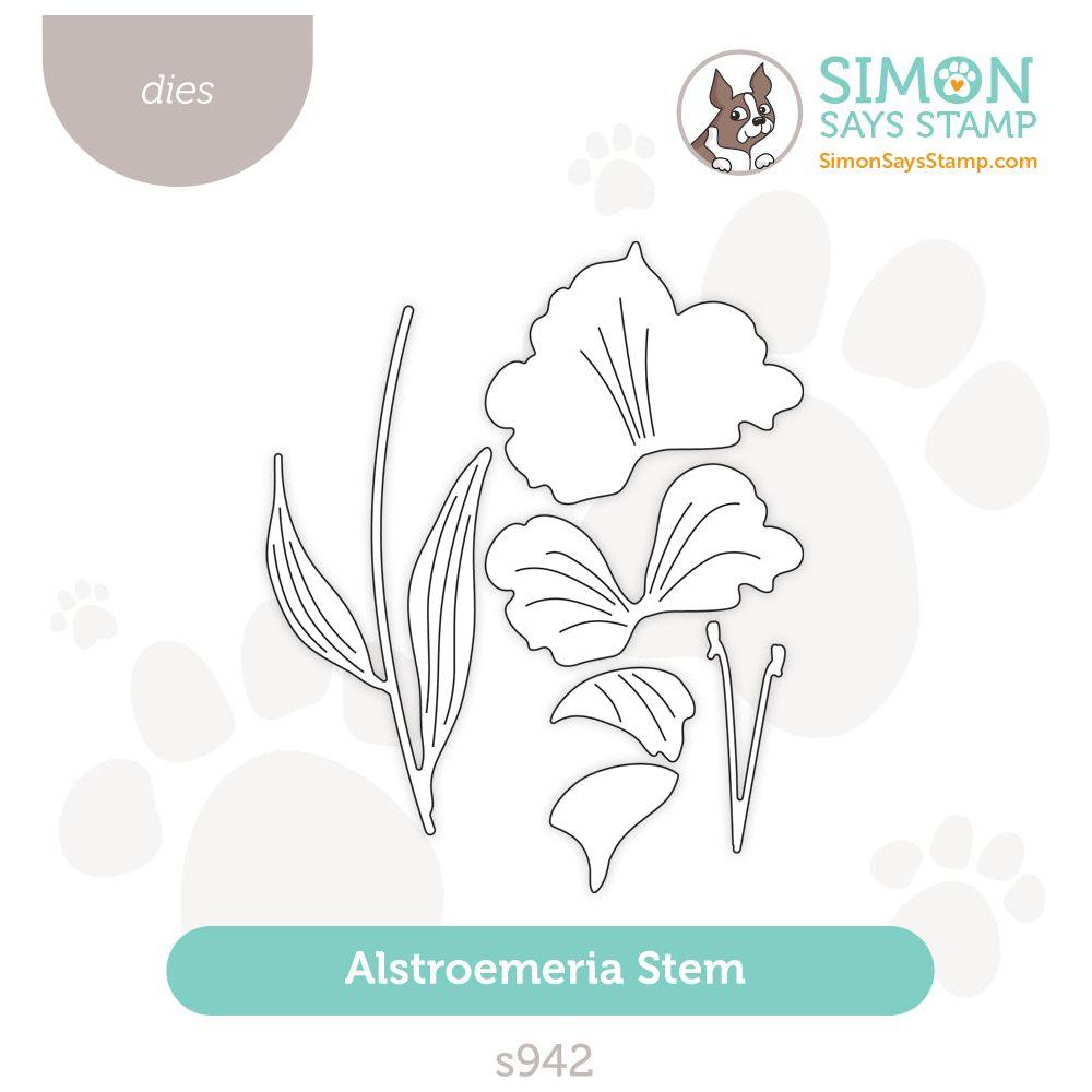 Simon Says Stamp Alstroemeria Stem Wafer Die s942 Sweet Wishes