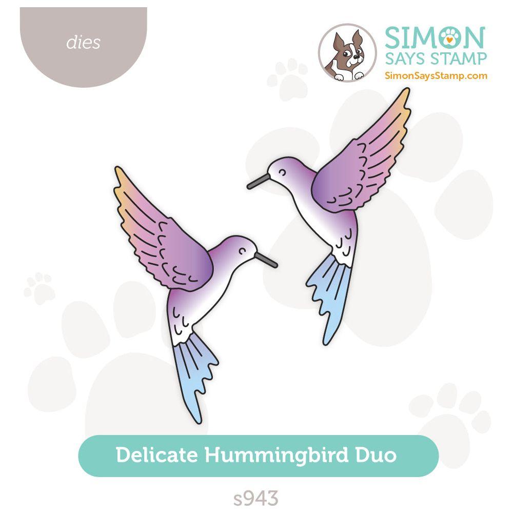 Simon Says Stamp Delicate Hummingbird Duo Wafer Dies s943 Cheering for You