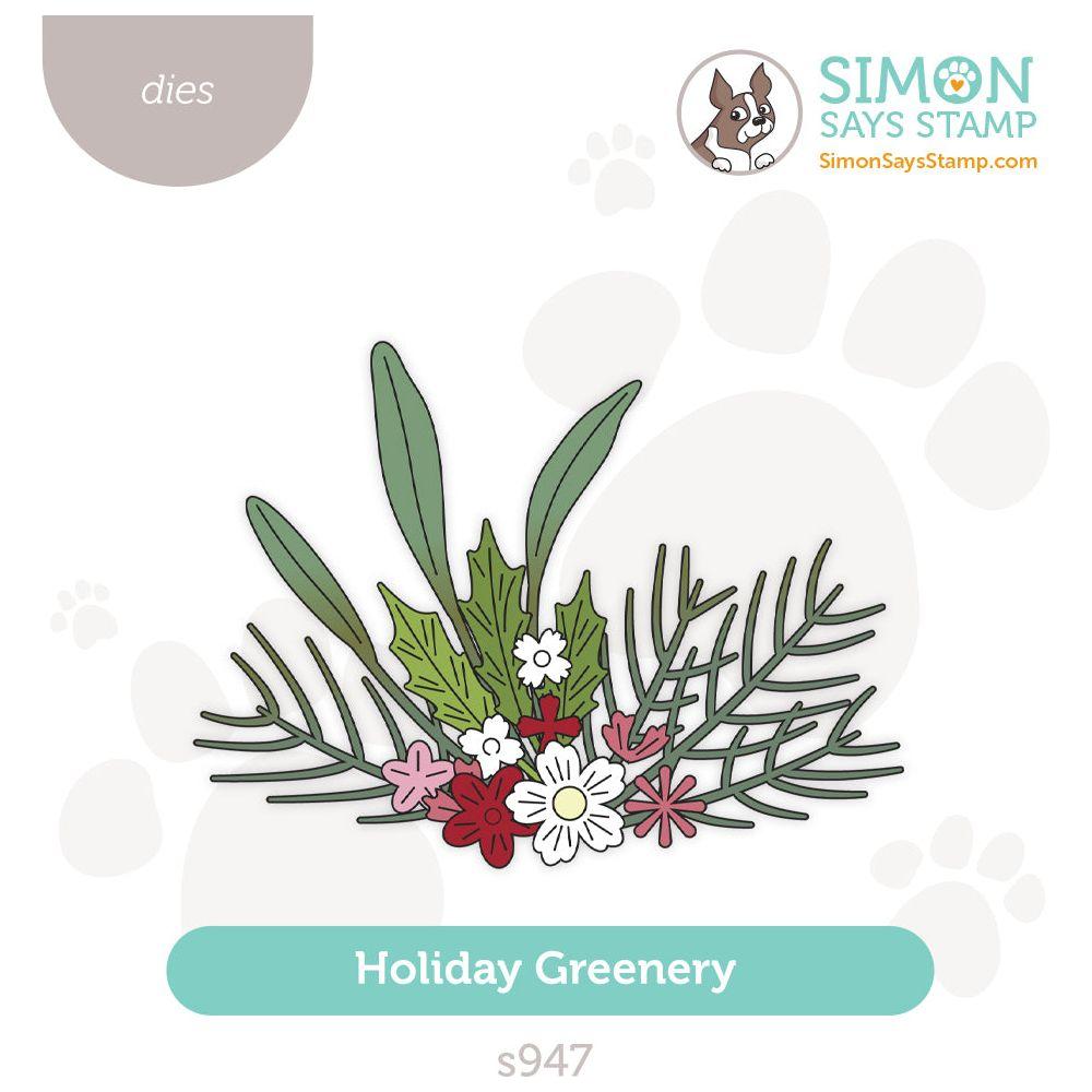 Simon Says Stamp Holiday Greenery Wafer Dies s947 Sweet Wishes