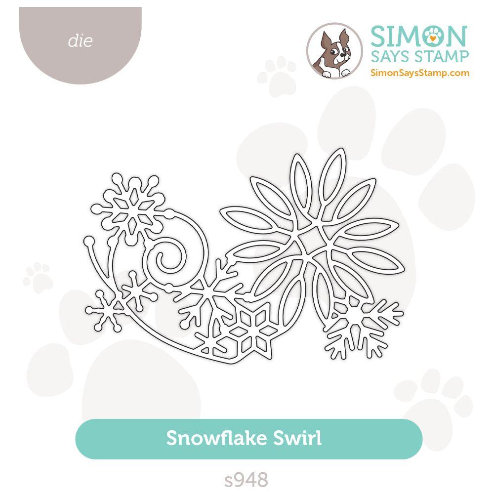 Simon Says Stamp Snowflake Swirl Wafer Die s948 DieCember