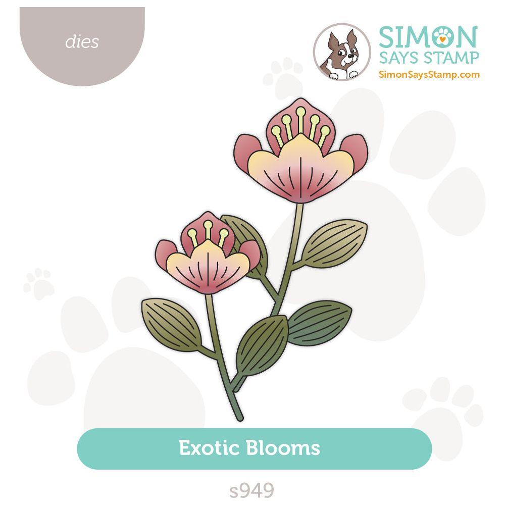 Simon Says Stamp Exotic Blooms Wafer Dies s949 To Love