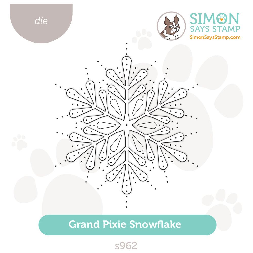 Simon Says Stamp Grand Pixie Snowflake Wafer Die s962 DieCember