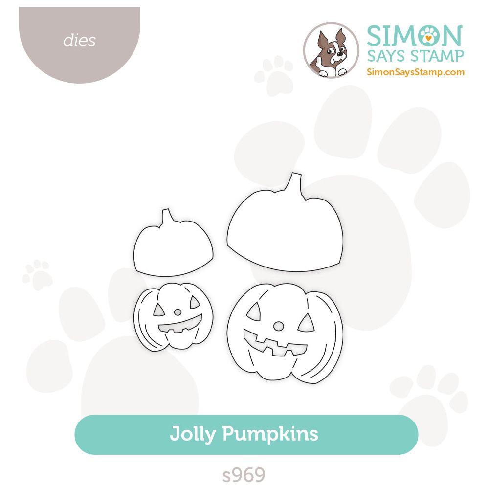 Simon Says Stamp Jolly Pumpkins Wafer Dies s969 Sweet Wishes