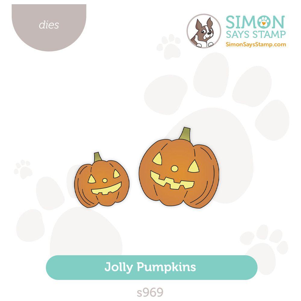 Simon Says Stamp Jolly Pumpkins Wafer Dies s969 Sweet Wishes