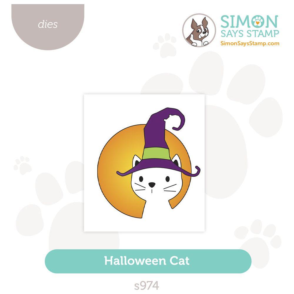 Simon Says Stamp Halloween Cat Wafer Dies s974 Sweet Wishes