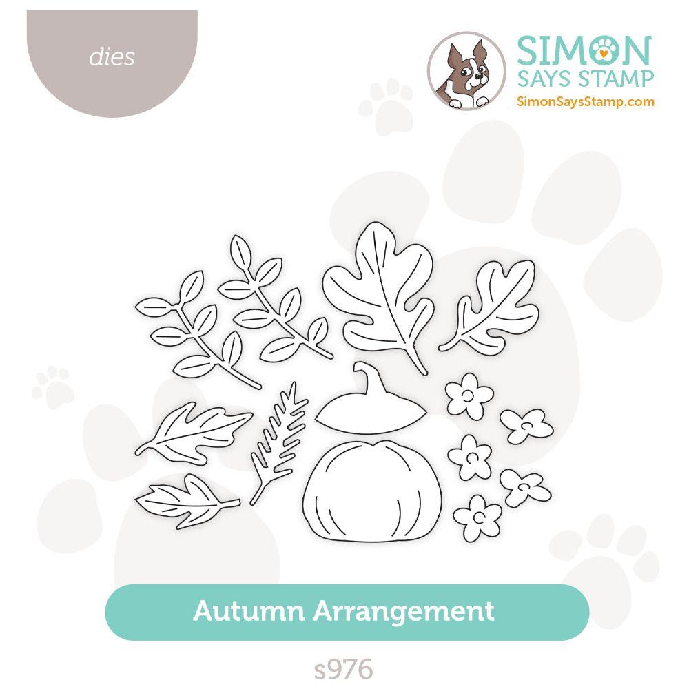 Simon Says Stamp Autumn Arrangement Wafer Dies s976 Sweet Wishes