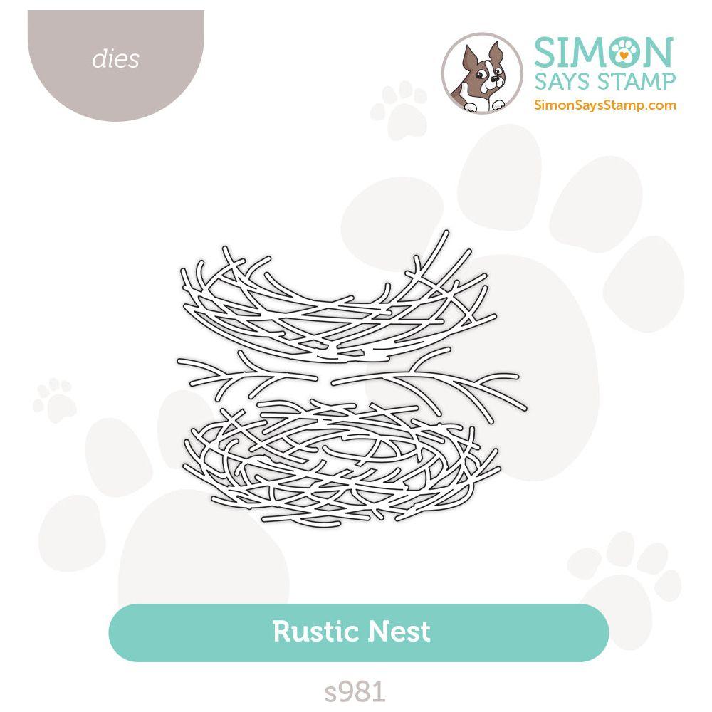 Simon Says Stamp Rustic Nest Wafer Dies s981 DieCember