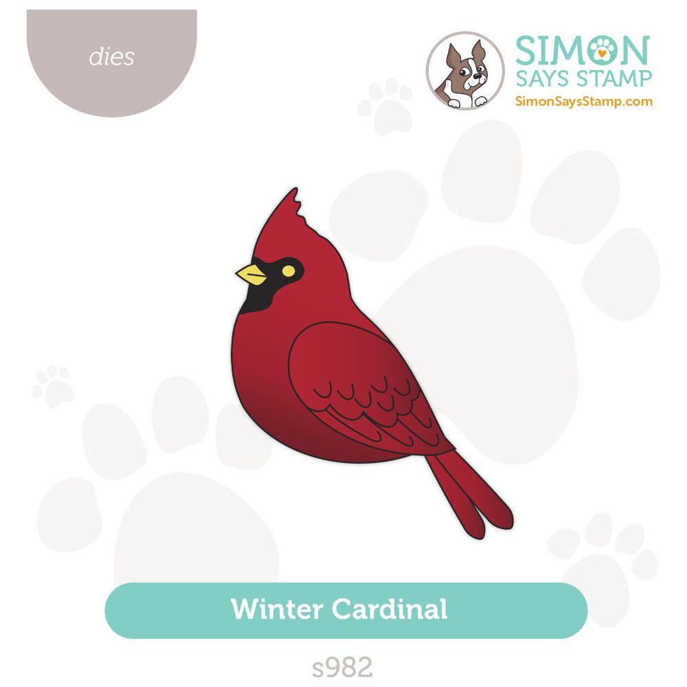 Simon Says Stamp Winter Cardinal Wafer Die s982 DieCember