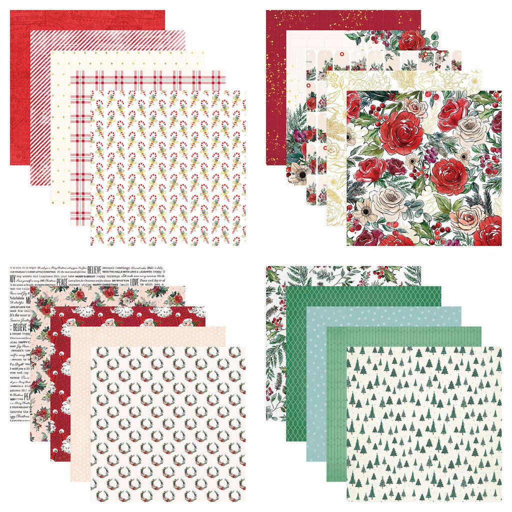 Spellbinders Handmade Holidays 6x6 Paper Pad scs-350 sheets