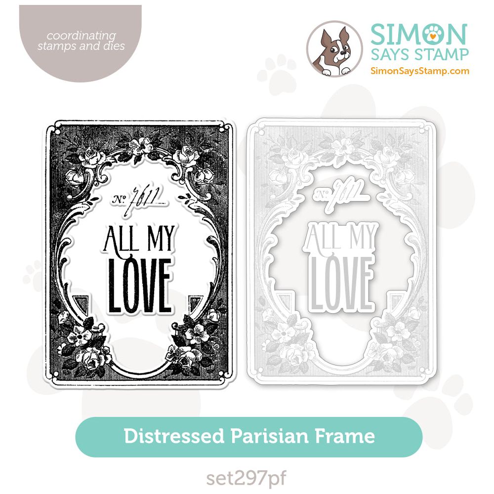 Simon Says Stamps and Dies Parisian Frame set297pf