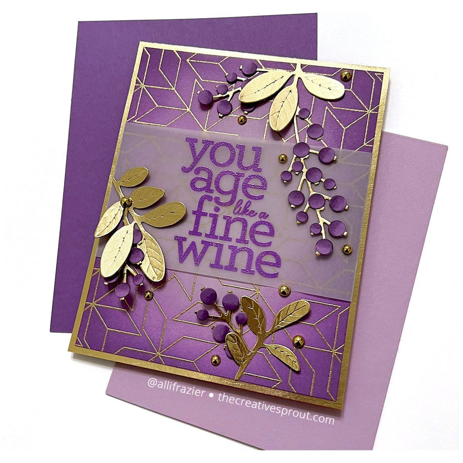 Embroidery Birthday Card for CC2C - Heartfelt Stamping