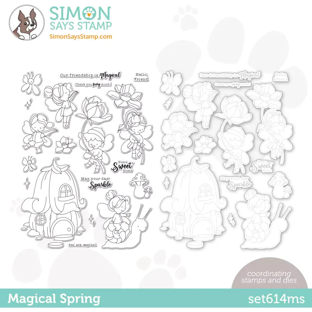 Simon Says Stamps and Dies Magical Spring set614ms Just For You