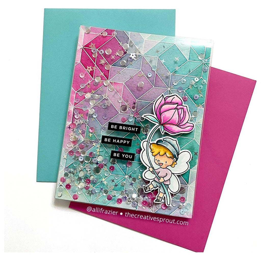 Simon Says Stamps and Dies Magical Spring set614ms Fairy and Flower Card | color-code:ALT03