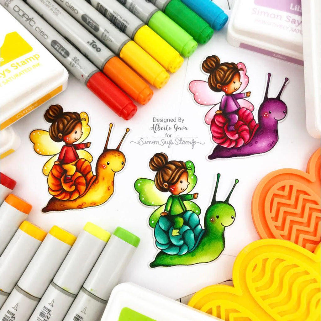 Simon Says Stamps and Dies Magical Spring set614ms Fairies Coloring | color-code:ALT06