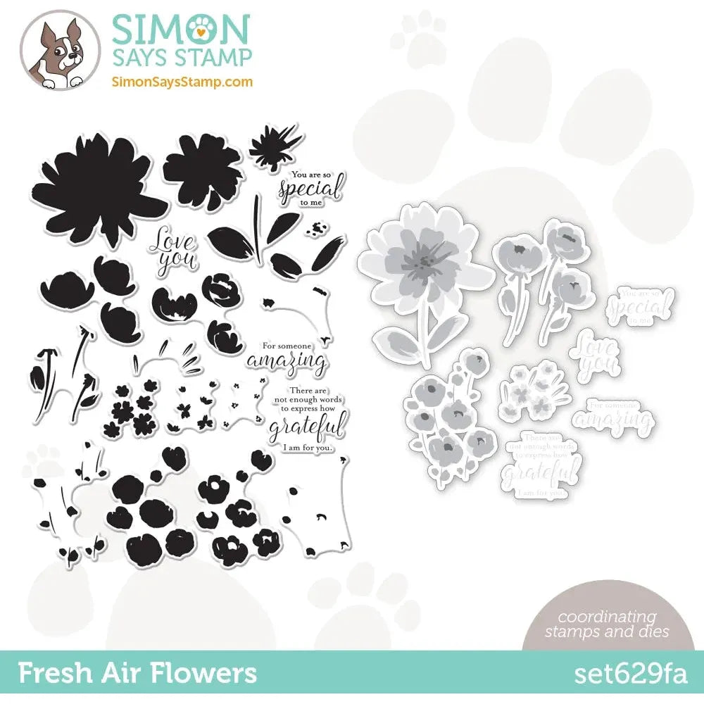 Simon Says Stamps and Dies Fresh Air Flowers