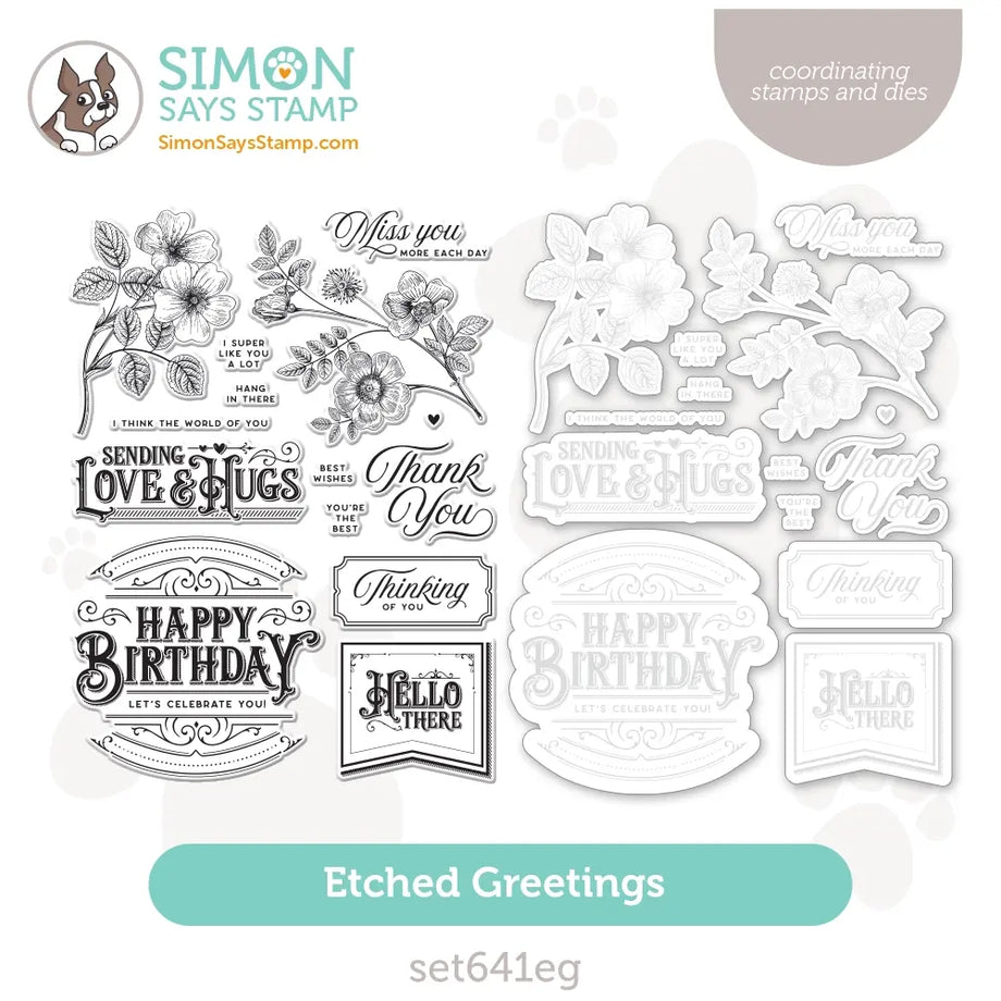 Simon Says Clear Stamps Birthday Shenanigans sss202679 Out Of This World