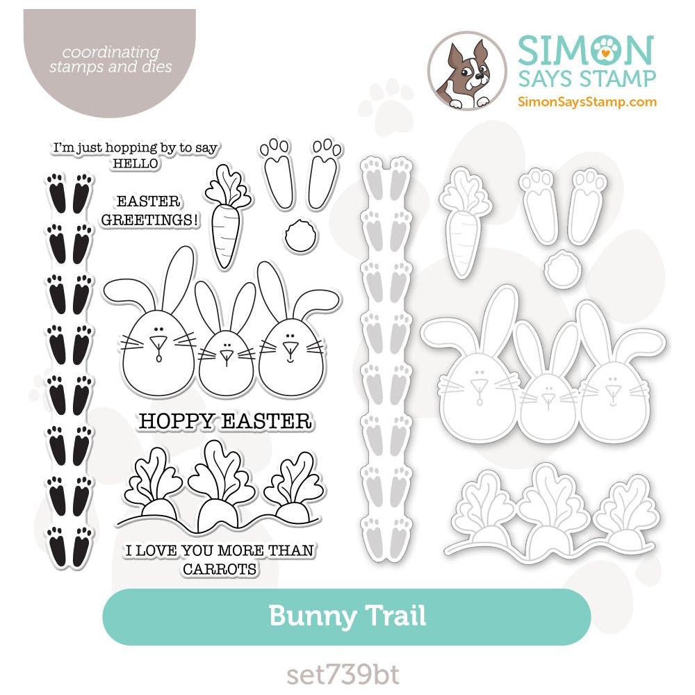 Simon Says Stamps And Dies Bunny Trail set739bt Splendor