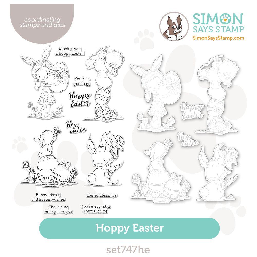 Simon Says Stamps And Dies Hoppy Easter set747he