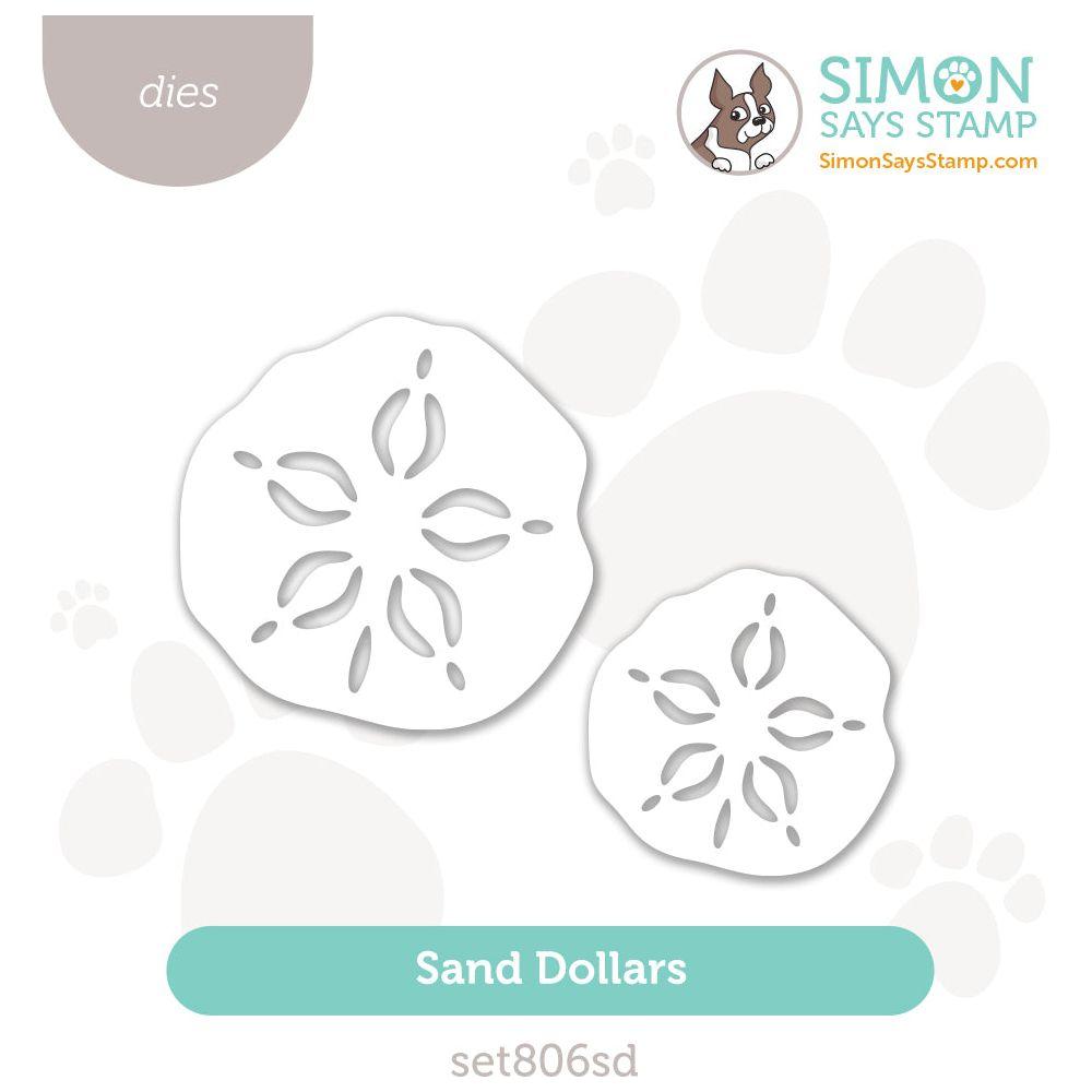 Simon Says Stamp Sand Dollar Duo Wafer Dies set806sd Sunny VIbes