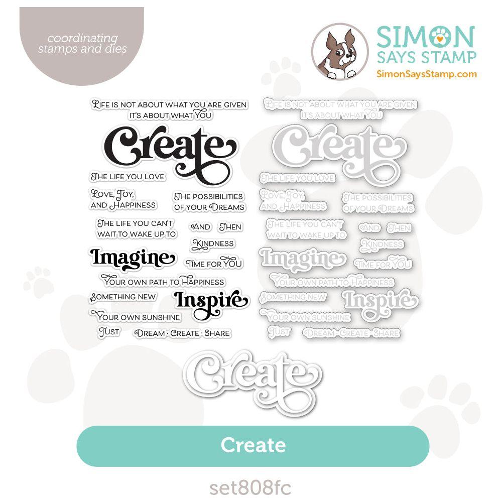 Simon Says Stamps and Dies and Fancy Create Bundle set808fc Sunny Vibes