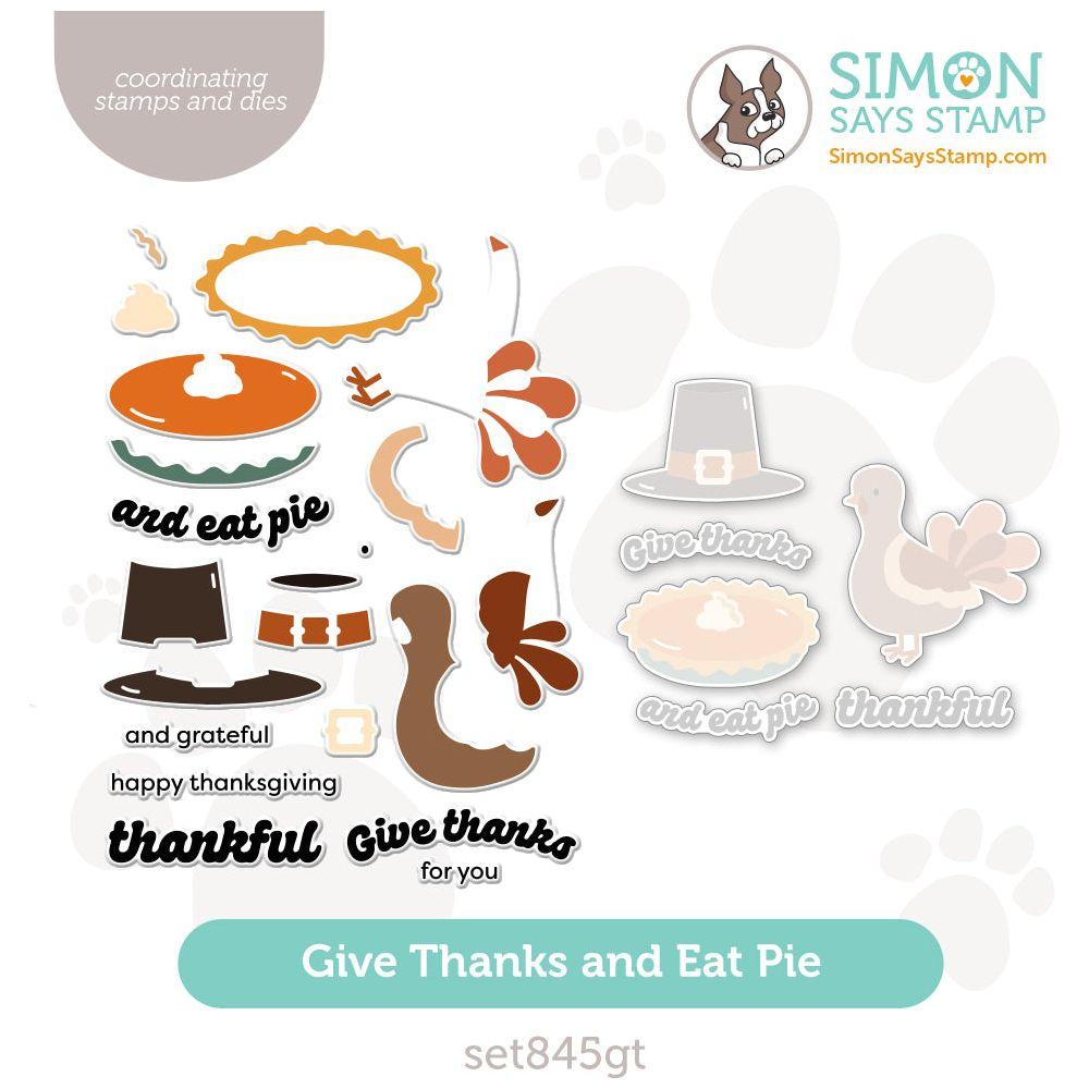 Simon Says Stamps And Dies Give Thanks And Eat Pie set845gt Stamptember