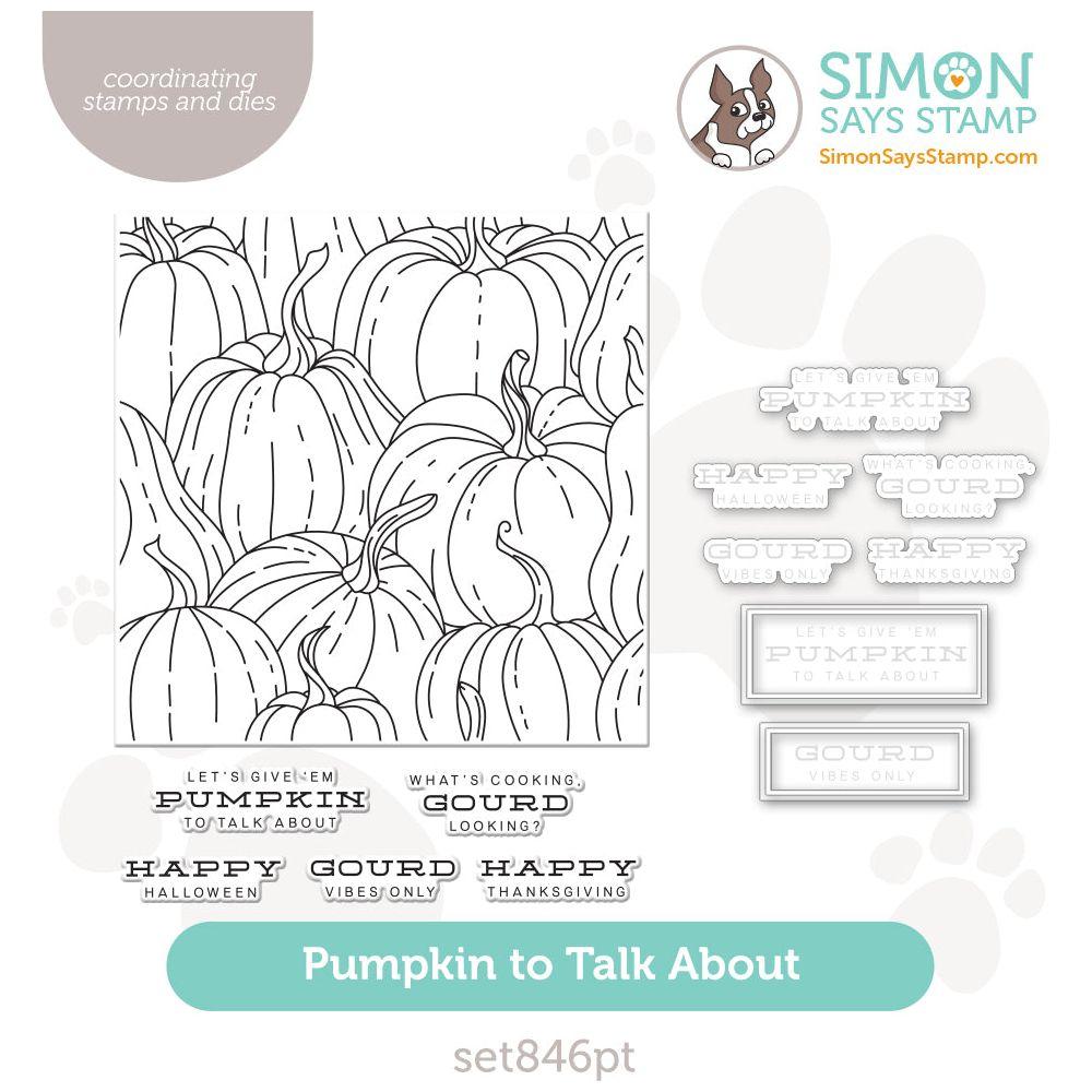 Simon Says Stamps And Dies Pumpkin To Talk About set846pt Stamptember