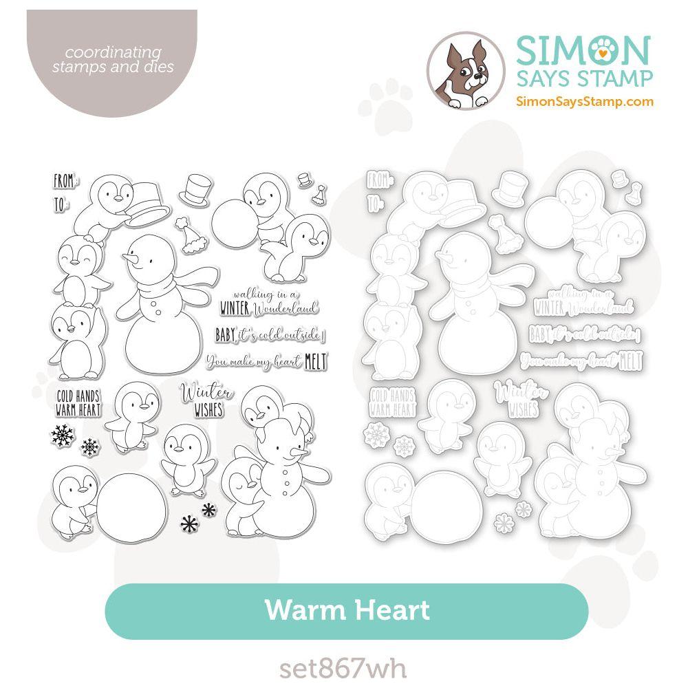 Simon Says Stamps and Dies Warm Heart set867wh 