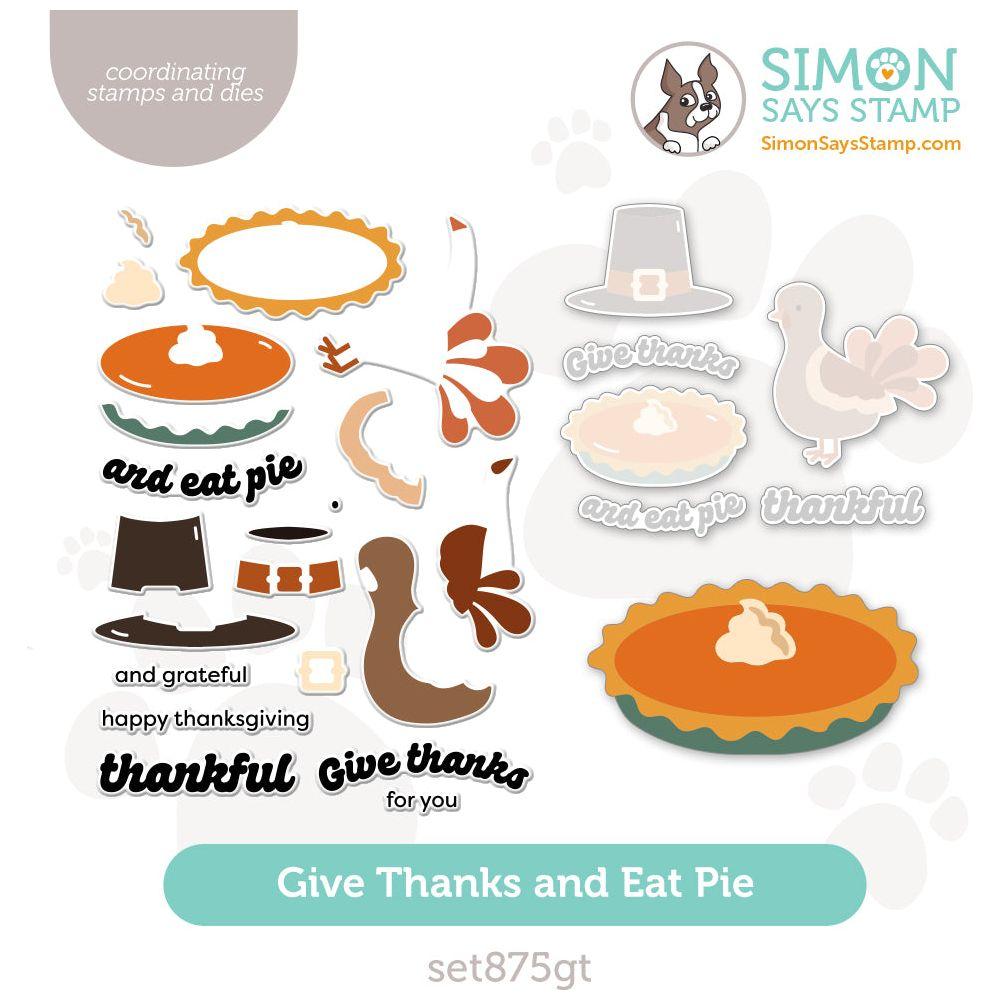 Simon Says Stamps And Dies Give Thanks And Eat Pie set875gt Sweet Wishes