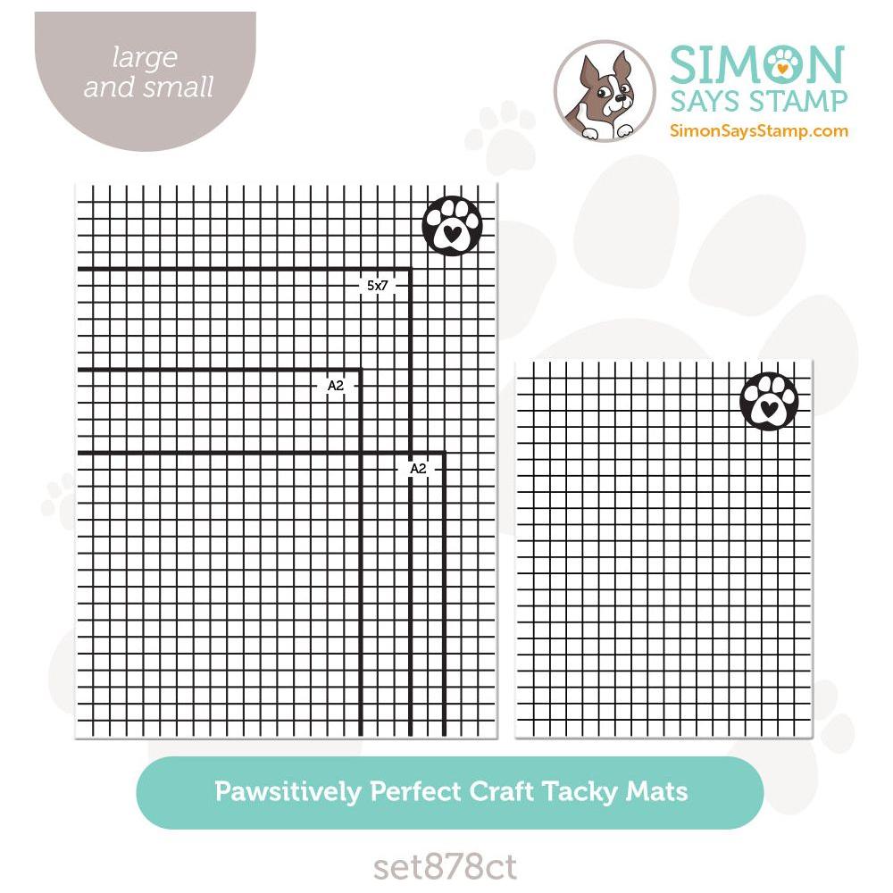 Simon Says Stamp Pawsitively Perfect Craft Tacky Mat Bundle set878ct Sweet Wishes