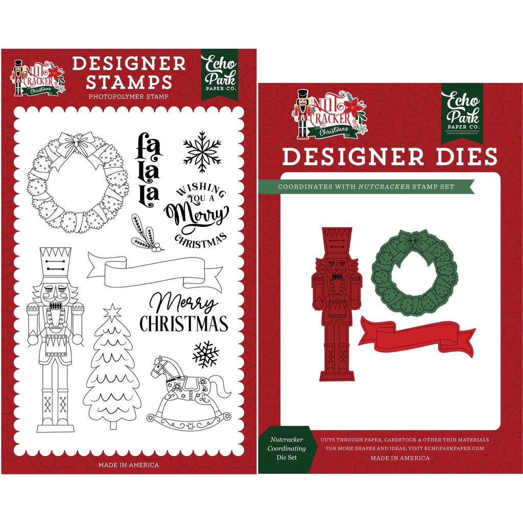 Echo Park Nutcracker Stamps And Dies Bundle