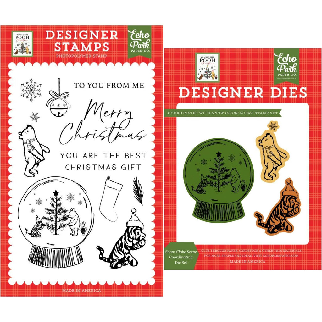 Echo Park Snow Globe Scene Stamp And Die Bundle