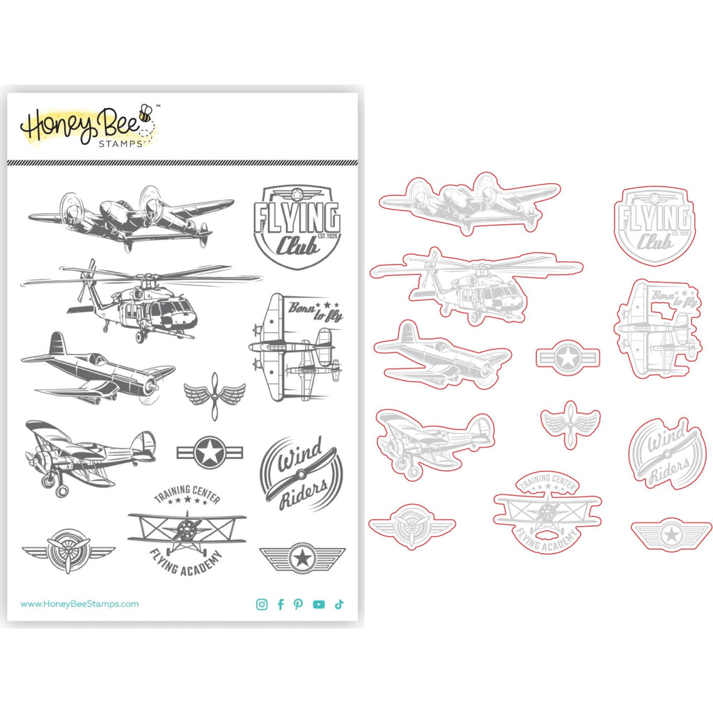 Honey Bee Born To Fly Stamp And Die Bundle