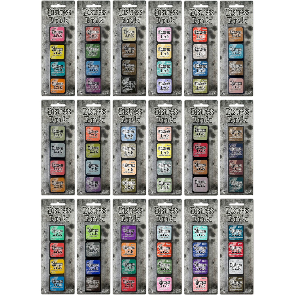 Tim Holtz Mini Distress Ink Pads Bundle of 72