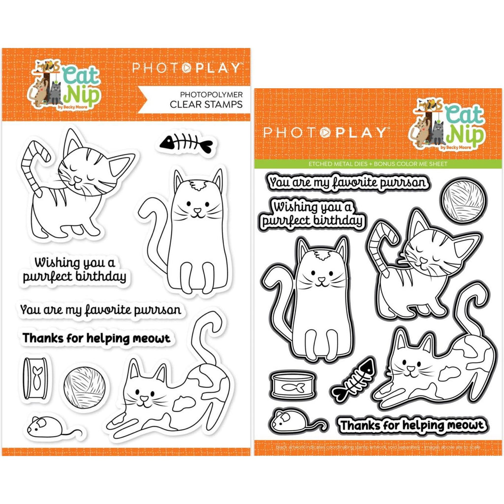 PhotoPlay Cat Nip Stamp And Die Bundle