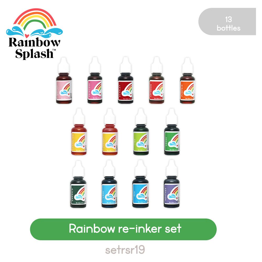 Rainbow Splash Re-Inkers Rainbow Pack setrsr19