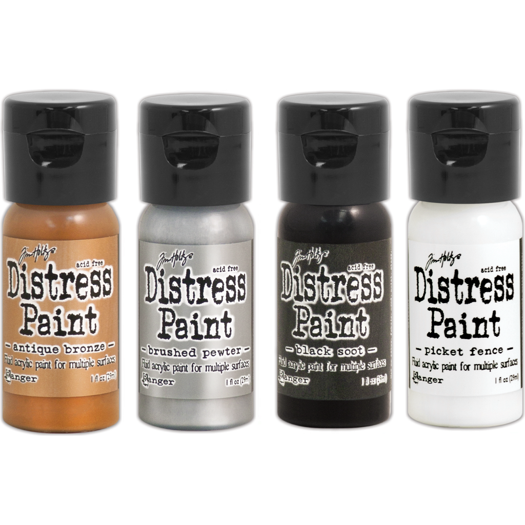 Tim Holtz Flip Top Distress Paint Foursome Bundle 8