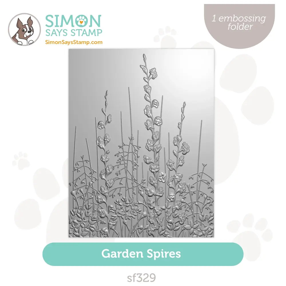 Simon Says Stamp Embossing Folder Garden Spires sf329 Out Of This World