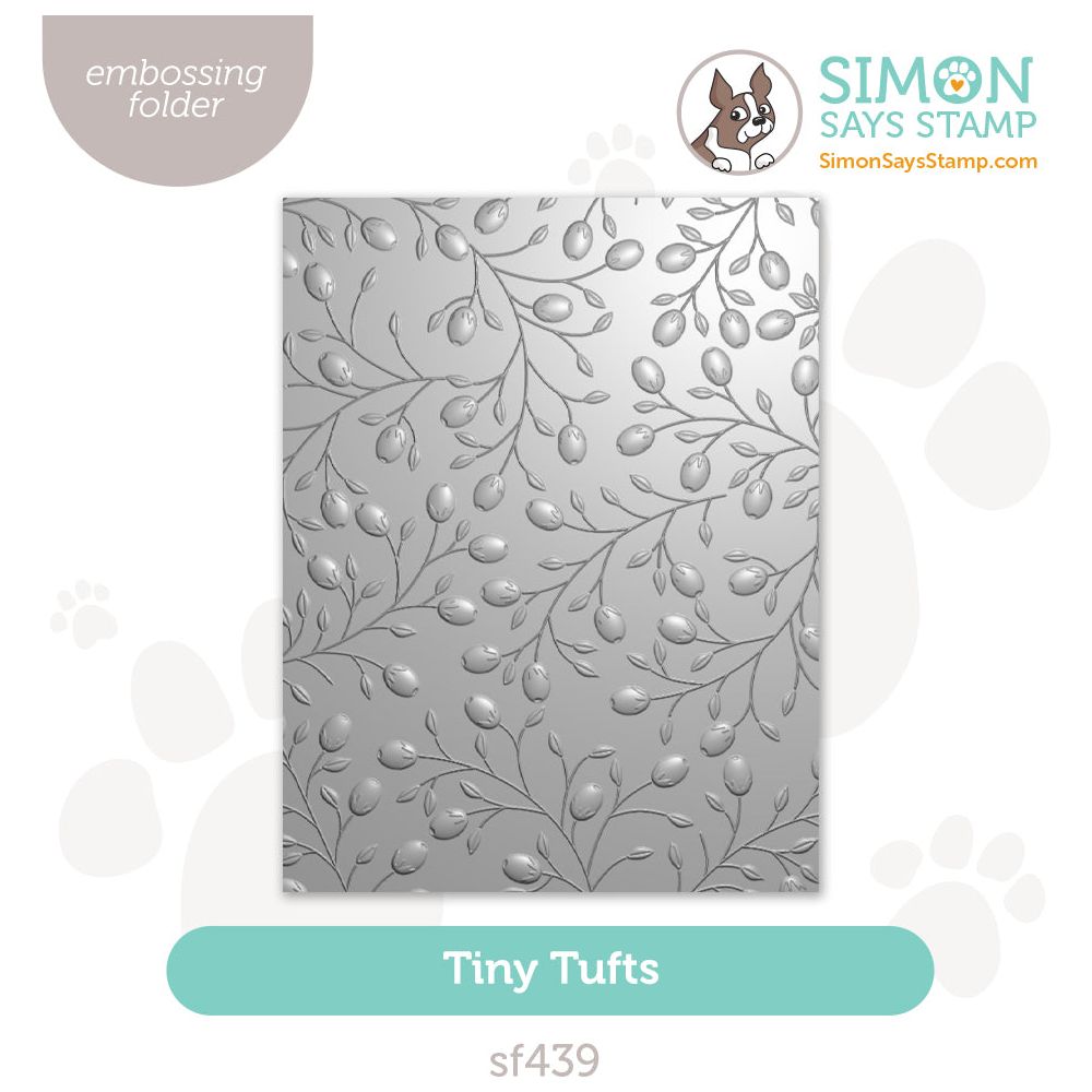 Simon Says Stamp Embossing Folder Tiny Tufts sf439 Stamptember