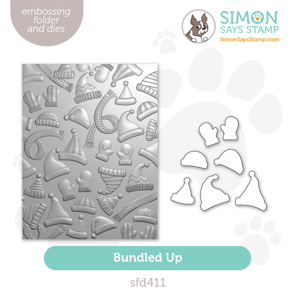 Simon Says Embossing Folders and Cutting Dies Bundled Up sfd411