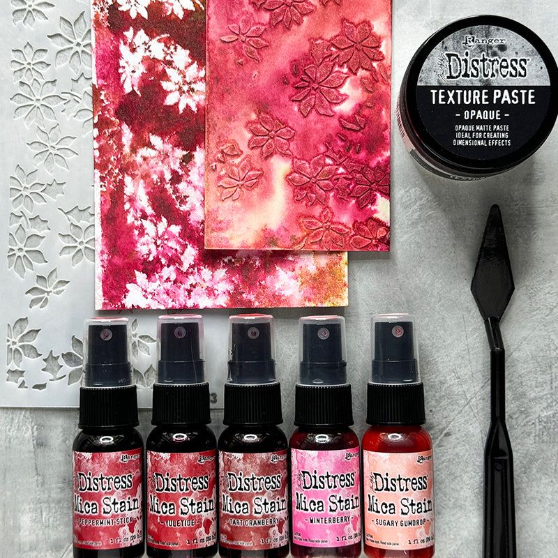 Tim Holtz Distress Texture Paste Opaque Ranger tda71297 Holiday Inspiration | color-code:ALT16